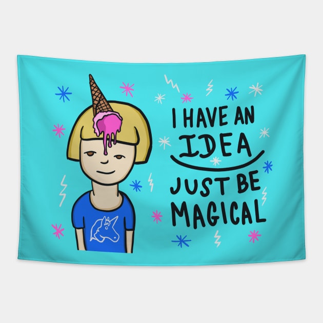 Just Be Magical Tapestry by chawlie