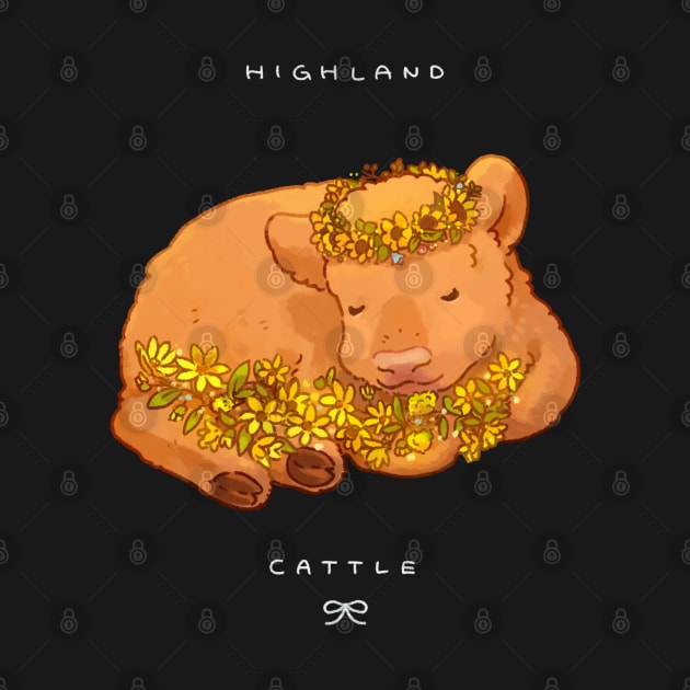 Sleepy Highland Cattle by You Miichi