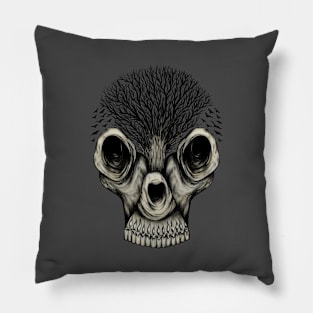 Skull Illusion Pillow