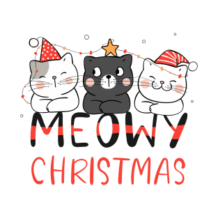 Meowy Christmas T-Shirt