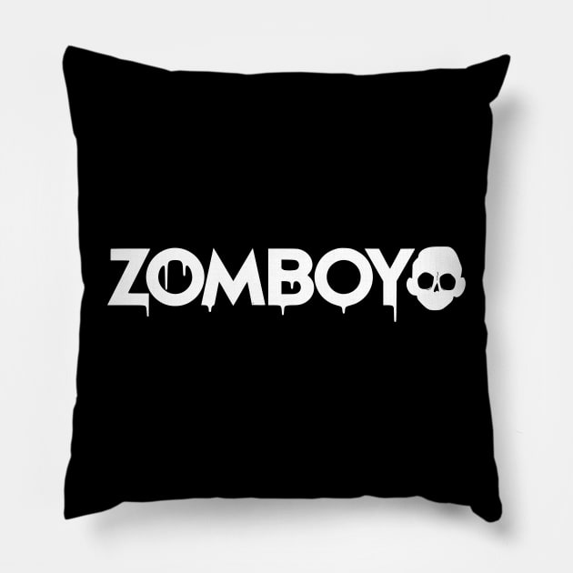 Zomboy-logo Pillow by rozapro666