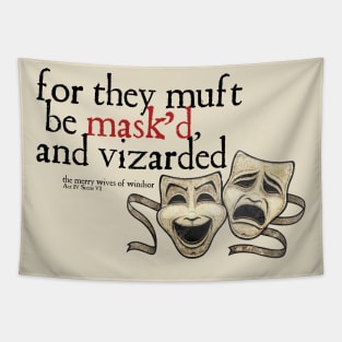 Masked & Vizarded - Shakespeare Tapestry