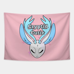 Jackalope Pastel-Cryptid Cutie Tapestry