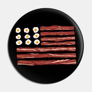 Eggs Spangled Bacon Pin