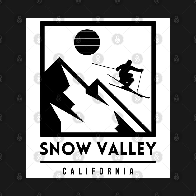 Snow Valley California USA ski by UbunTo