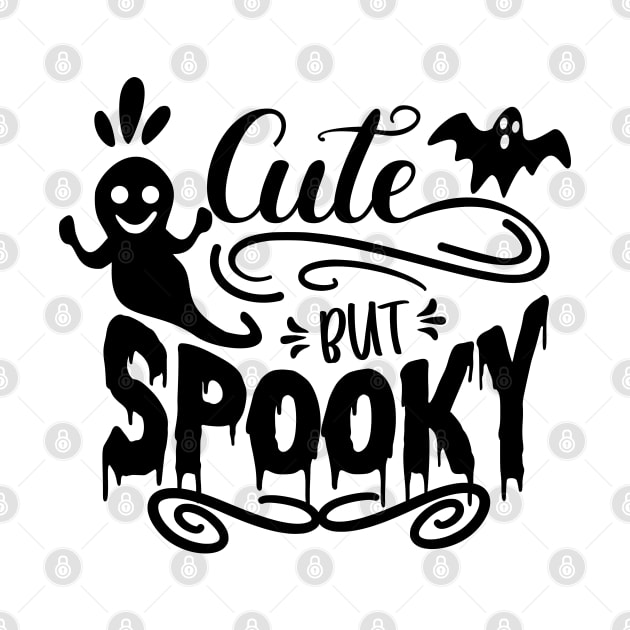 halloween cute but spooky text art design by MadeBYAhsan