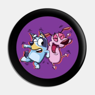 bluey happy Pin