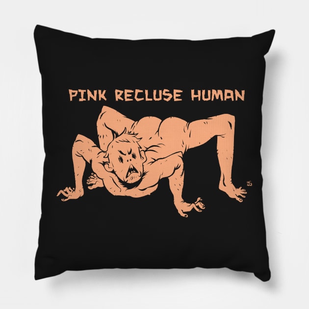 Pink Recluse Human Pillow by RobS