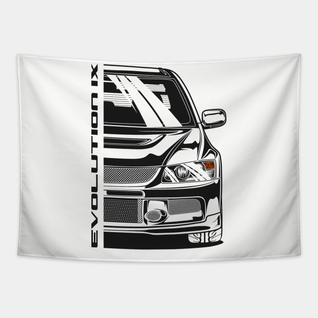 Lancer Evolution 9 Tapestry by idrdesign