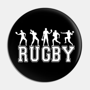 Rugby Player Pin