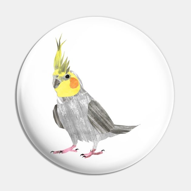 cockatiel Pin by Babban Gaelg