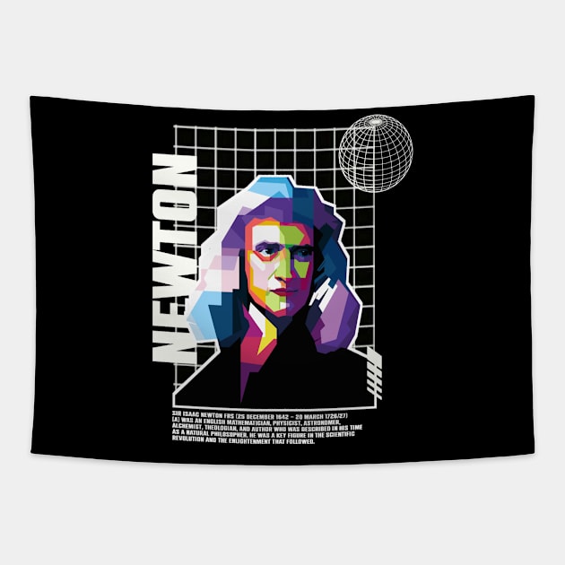 Isaac Newton Tapestry by WPAP46