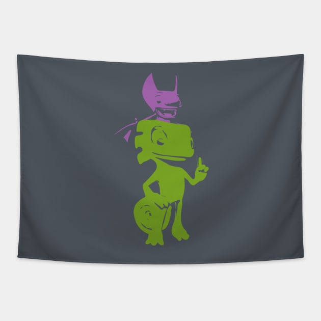 Yooka-Laylee Tapestry by animatee