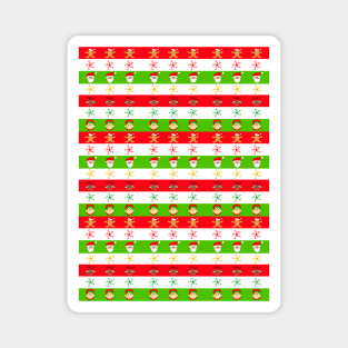 MERRY Christmas Pattern Magnet