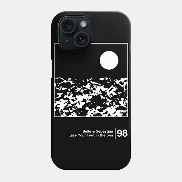 Ease Your Feet in the Sea / Minimal Style Artwork Design Phone Case by saudade