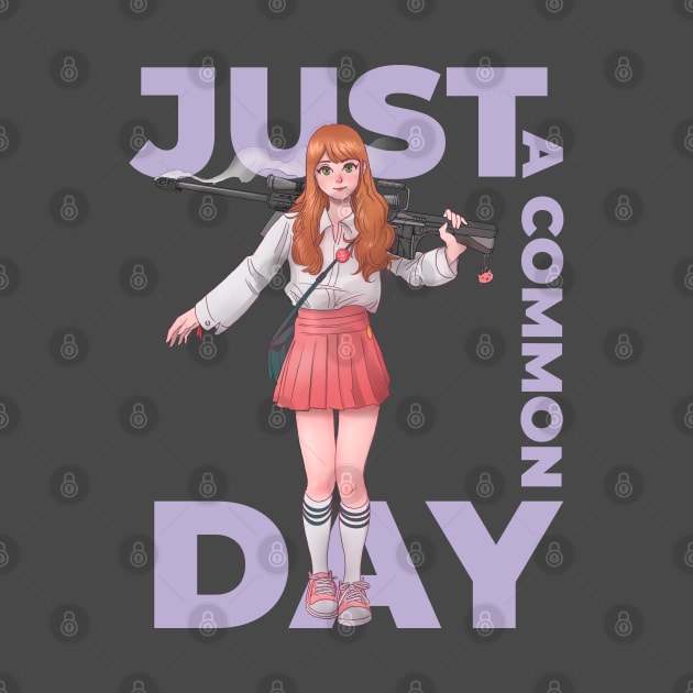 Just a Common Day - Anime Girl by JettDes