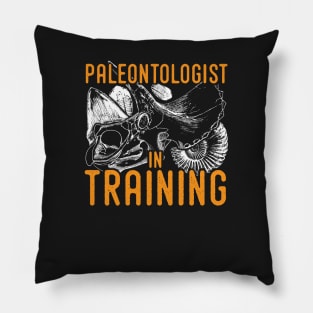 Paleontology tshirt - Paleontologist in training Pillow