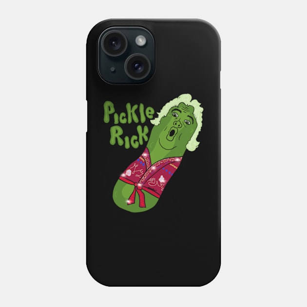 Pickle Rick Flair Phone Case by Mister Dog Art