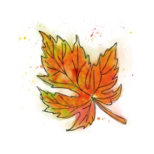 Fall maple leaf T-Shirt