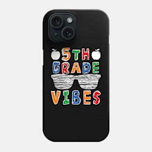 Back to School 5th Grade Vibes shirt, First Day Teacher Kids Phone Case