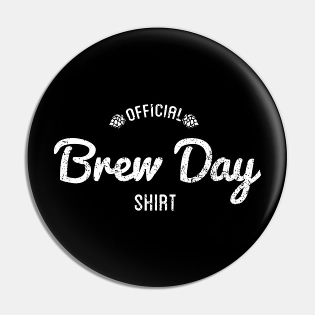 Official Brew Day Shirt Craft Beer Home Brewing Gift Pin by danielfarisaj