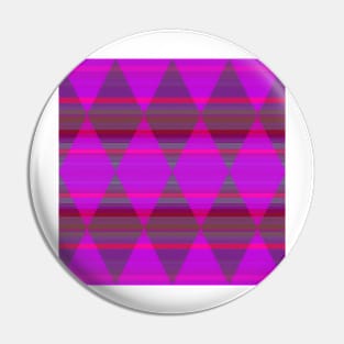 Argyle with Stripes - Magenta and Purple Pin