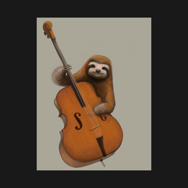 Double Bass Sloth by JHeavenor