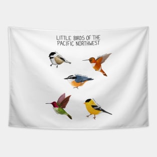 Little Birds of the Pacific Northwest Tapestry