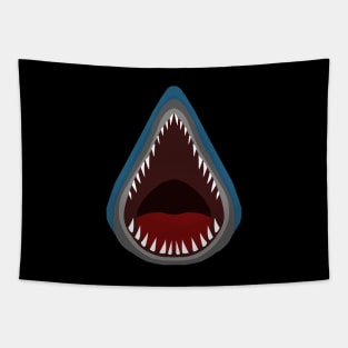 Angry shark Tapestry