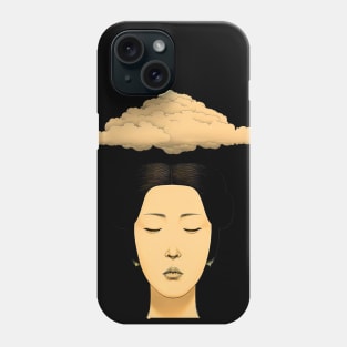 Japanese Sarcasm: Verbal Irony on a dark (Knocked Out) background Phone Case