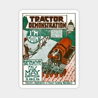 1919 Sacramento Tractor Expo Magnet