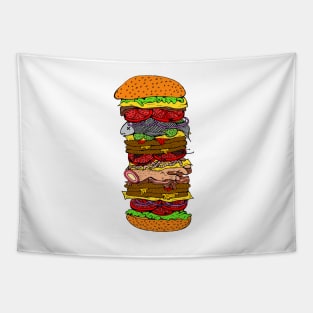 Ze Ultimate Burger Tapestry