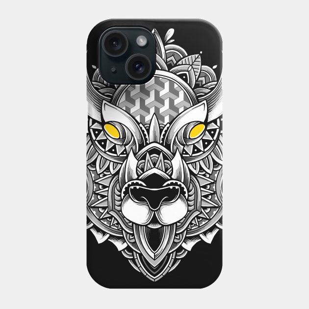 Ornate Buffalo Phone Case by GODZILLARGE