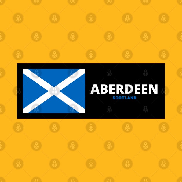 Aberdeen City with Scottish Flag by aybe7elf