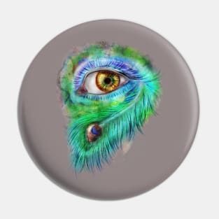 Peacock Pin