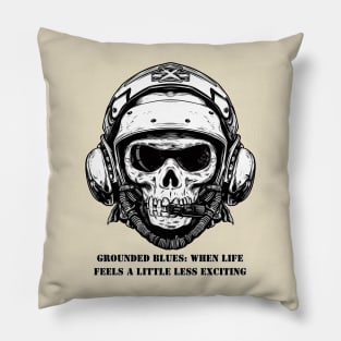 Grounded Blues Pillow