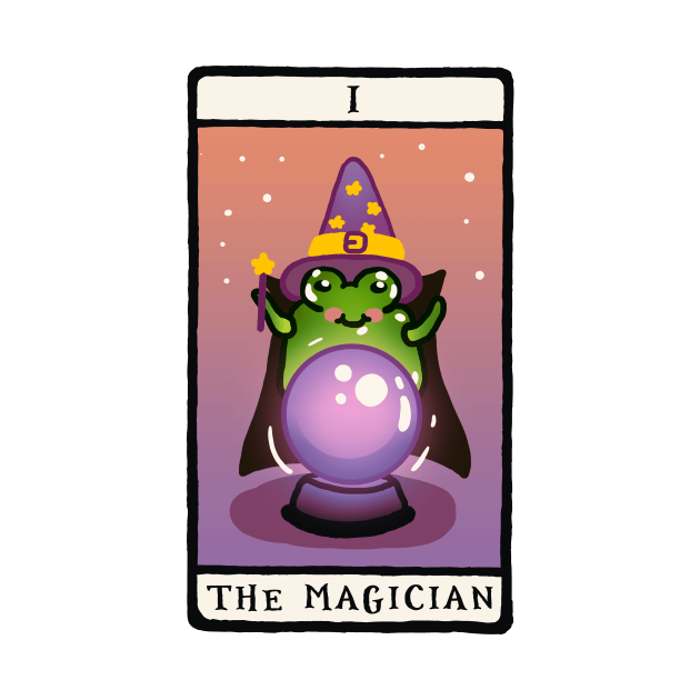 Goblincore Aesthetic Cottagecore Stupid Cute Frog Tarot Card - Artist frog - Mycology Fungi Shrooms Mushrooms by NOSSIKKO