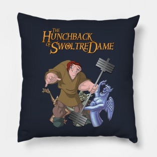 The Hunchback of Swoltre Dame Pillow