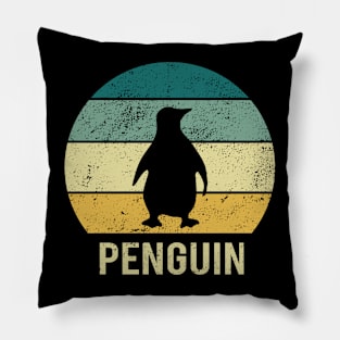 Penguin At Sunset A Gift For Penguins Lovers Pillow