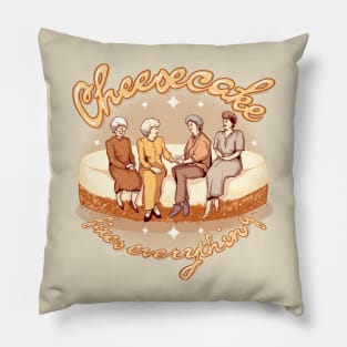 Cheesecake Fixes Everything Pillow