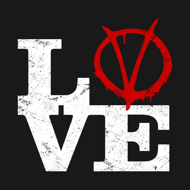 Love V for Vendetta by Coccomedian