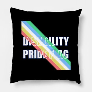 Disability Pride Flag Pillow