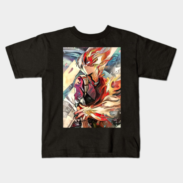 Shoto Todoroki My Hero Academia Kids T Shirt Teepublic