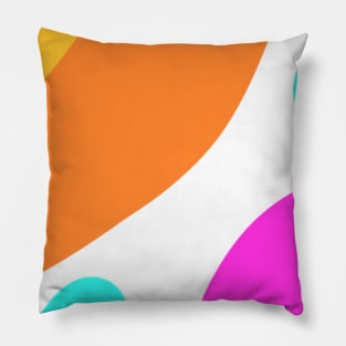 Colorful abstract texture art stripes Pillow