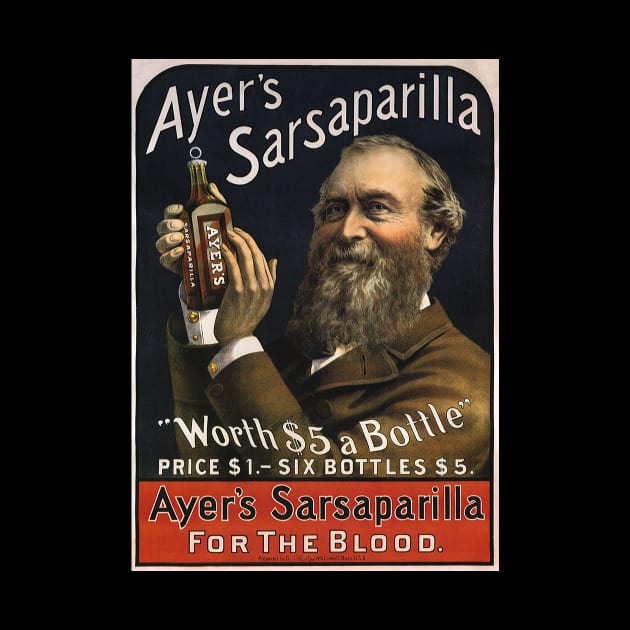 Vintage Ayer's Sarsaparilla by MasterpieceCafe