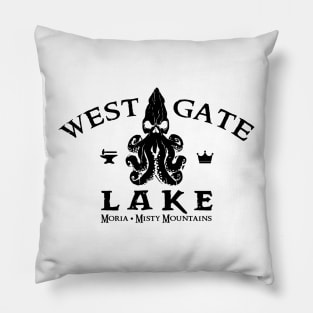 West Gate Lake (Black) Pillow