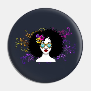 Pride Latina Afro Queen hispanic columbian gift ida present Pin