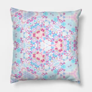 Kaleidoscope Pastel Arrow Pattern Pillow