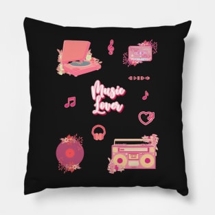 Stickers set music Retro Kawaii Pastel Pillow