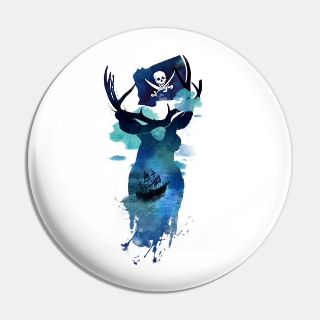 Captain Hook Pin by astronaut